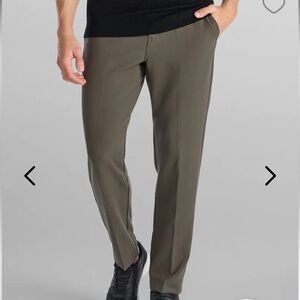 Bylt Men’s Office Professional Executive Pants In Dark Forest Size 36